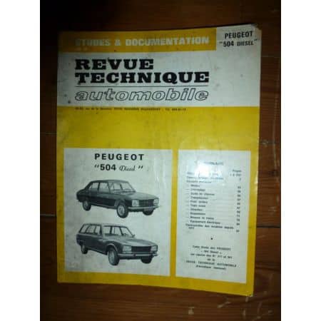 504 Die Revue Technique Peugeot