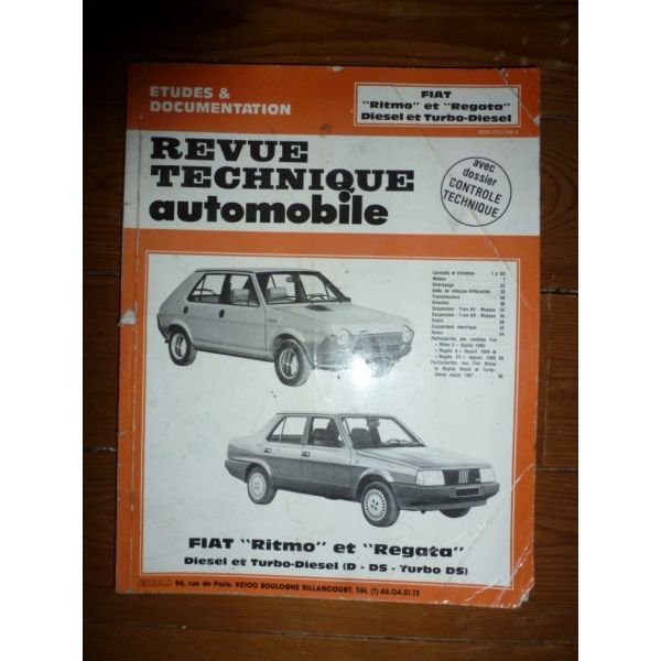 Ritmo Regata Revue Technique Fiat