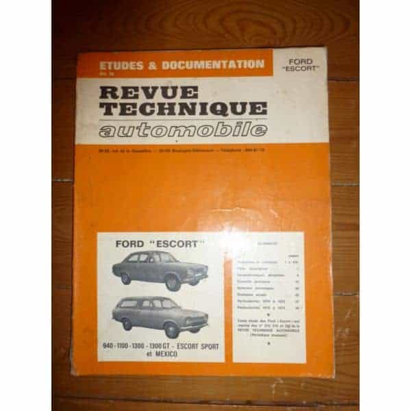 Escort Revue Technique Ford