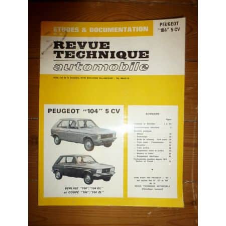 104 5CV Revue Technique Peugeot