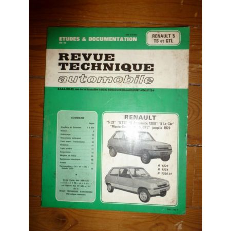 R5 -79 Revue Technique Renault