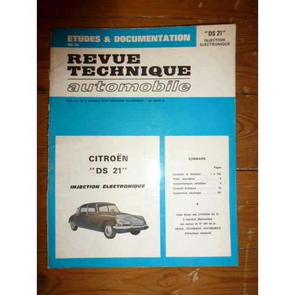 DS21 IE Revue Technique Citroen