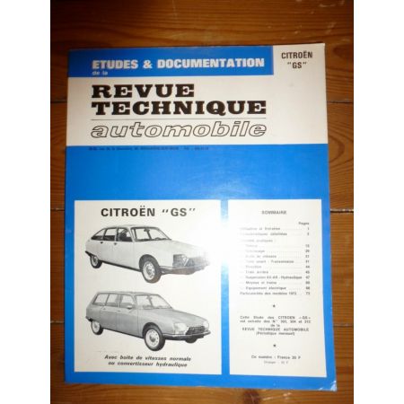 GS Revue Technique Citroen
