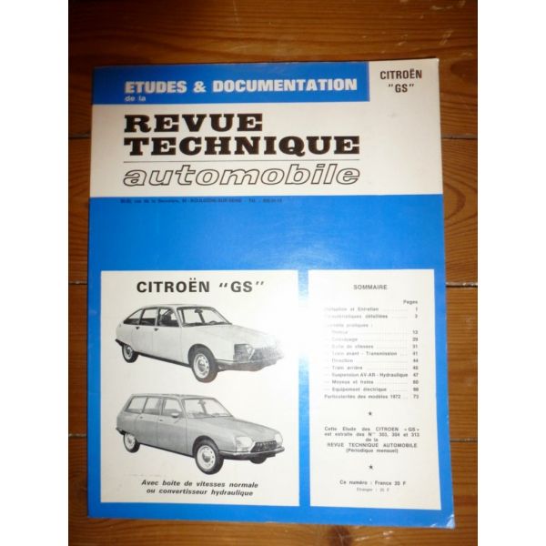 GS Revue Technique Citroen