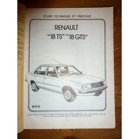R18 TS GTS Revue Technique Renault