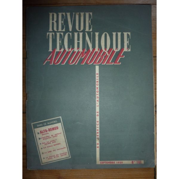 Giulietta Revue Technique Alfa Romeo