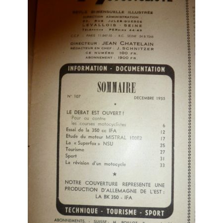 Mistral 100cc E2 Revue Technique moto