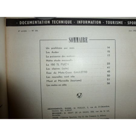 150TL et 125TL Revue Technique moto Puch