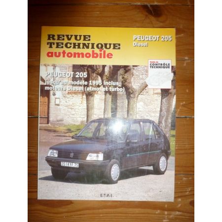 205 Die -95 Revue Technique Peugeot