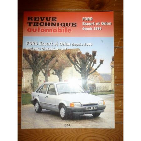 Escort Orion Die Revue Technique Ford