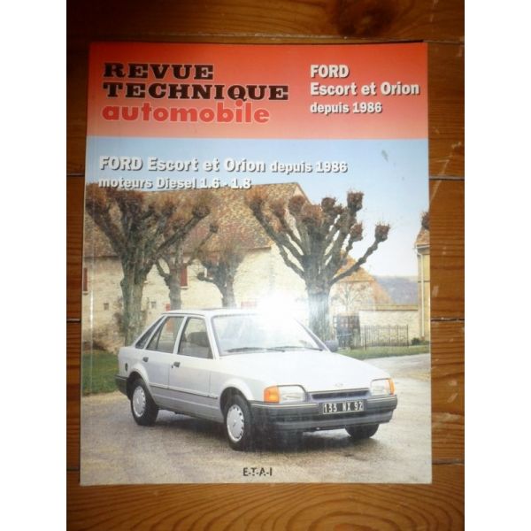 Escort Orion Die Revue Technique Ford