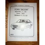 Escort 1.1 1.3 1.6 Revue Technique Ford