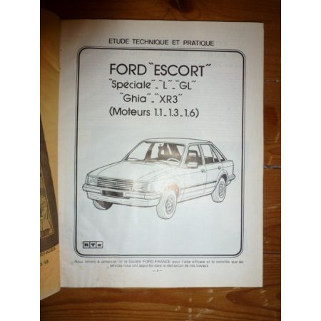 Escort Orion Revue Technique Ford