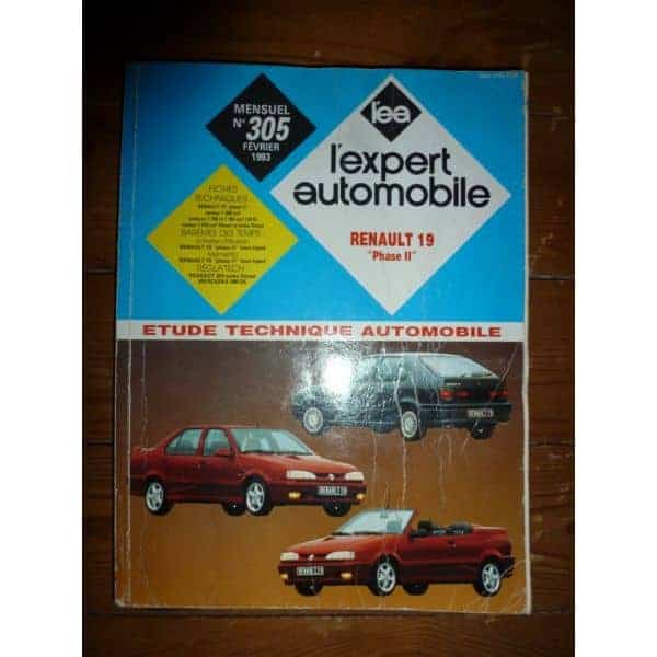 R19 Ph II Revue Technique Renault