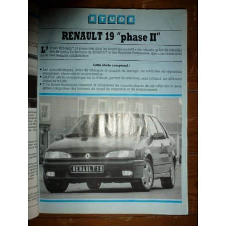 R19 Ph II Revue Technique Renault