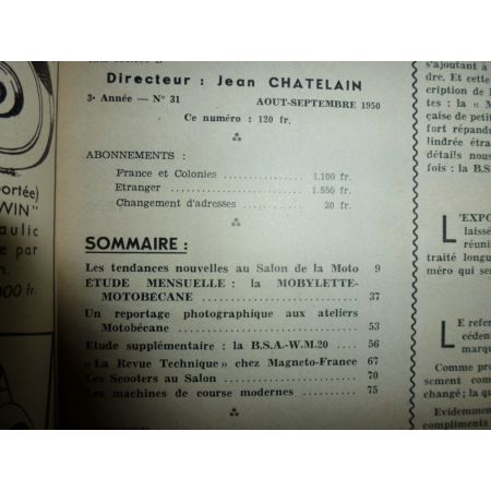 Mobylette M20 Revue Technique moto Bsa Motobecane