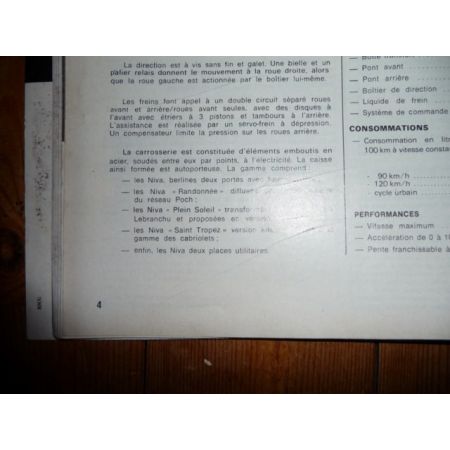 NIVA 4x4 Revue Technique Lada