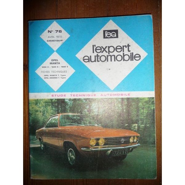 MANTA Revue Technique Opel