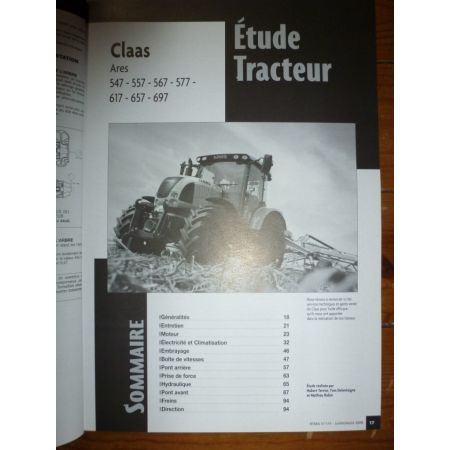 ARES 547 à 697 Revue Technique Agricole Claas