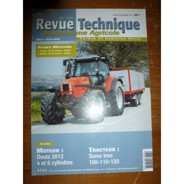 IRON 100 110 120 Revue Technique Agricole Same