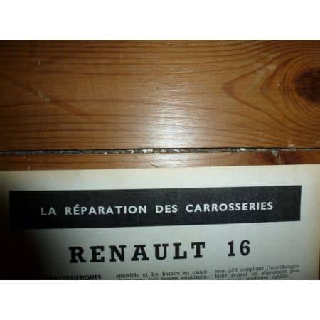 R16 Revue Technique Carrosserie Renault
