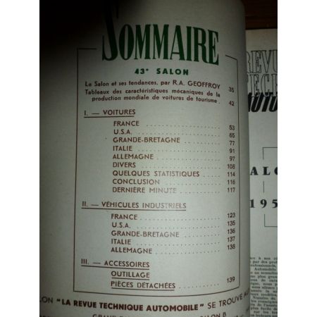 Salon 1956 Revue Technique