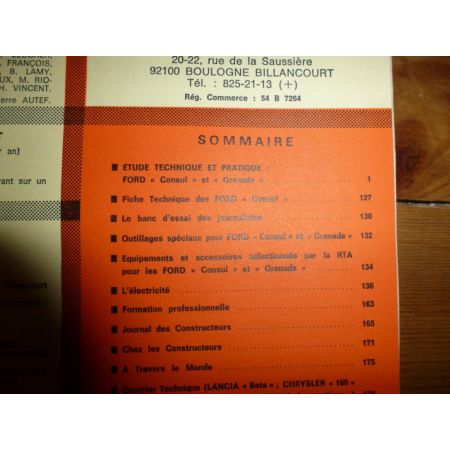 Consul Granada Revue Technique Ford