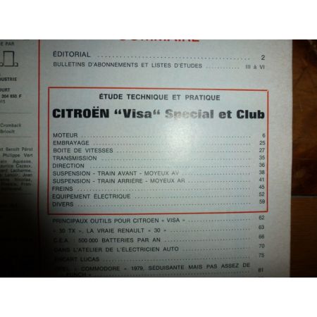 Visa 4cv Revue Technique Citroen