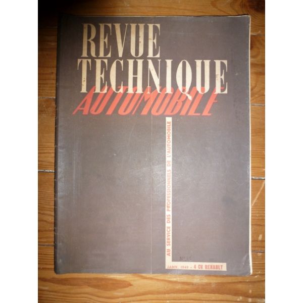 4CV Revue Technique Renault