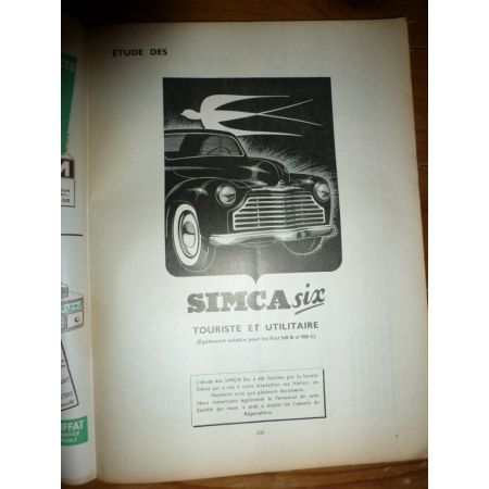 Six 6 Fiat 500 Revue Technique Simca Talbot