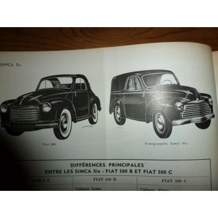 Six 6 Fiat 500 Revue Technique Simca Talbot