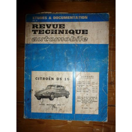 DS 19 1911cc Revue Technique Citroen