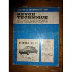 DS 19 1911cc Revue Technique Citroen