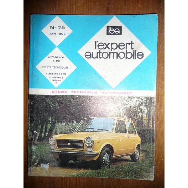 A112 Revue Technique Autobianchi