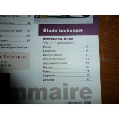 Vito II 109 111 115 Revue Technique Mercedes