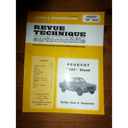 304 Die Revue Technique Peugeot