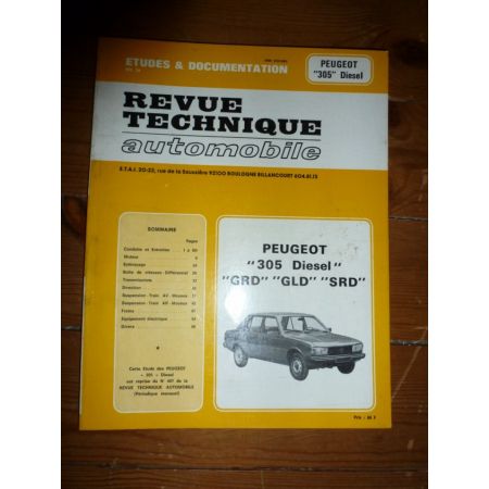 305 Die Revue Technique Peugeot