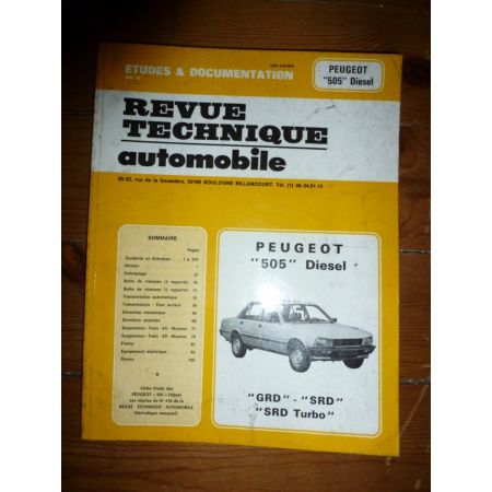 505 Die Revue Technique Peugeot