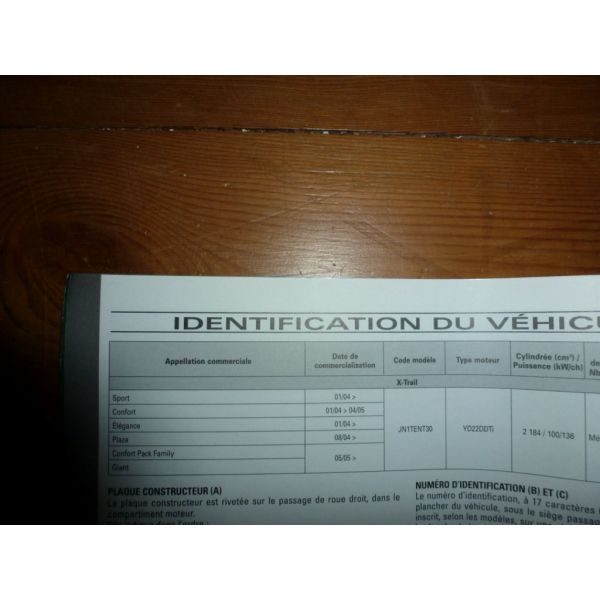 Revue Technique Automobile E.T.A.I 685 - Nissan X-Trail I (2004-2007) - Manuel De Réparation