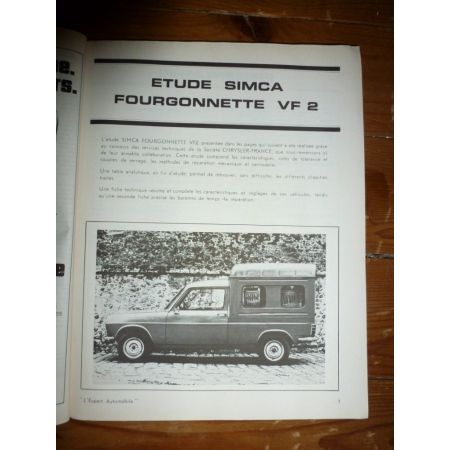 VF 2 Revue Technique Simca
