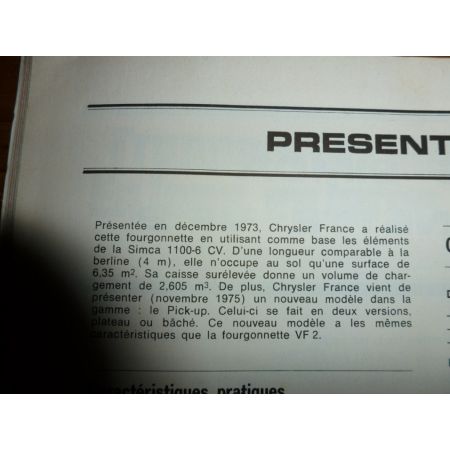 VF 2 Revue Technique Simca
