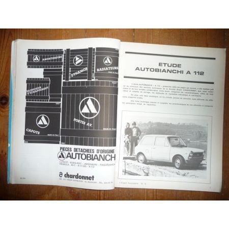 A112 Revue Technique Autobianchi