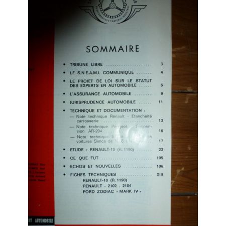 R10 R1190 Revue Technique Renault