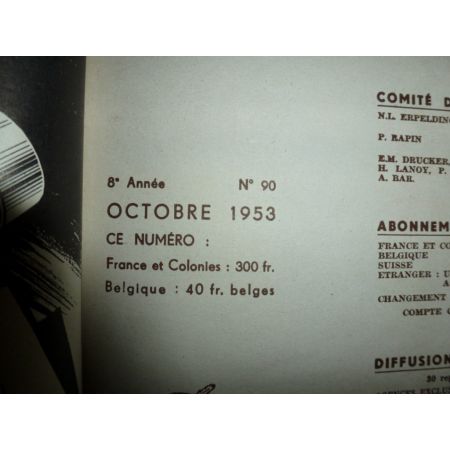 Salon 1953 Revue Technique
