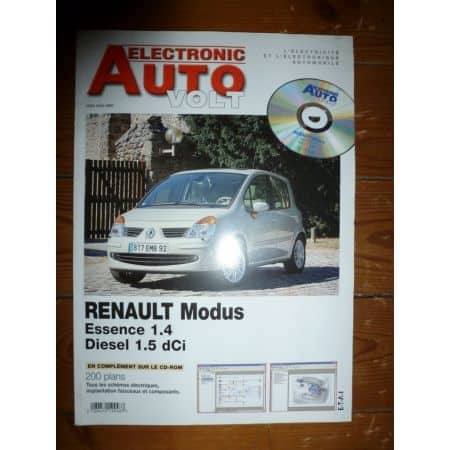 Modus 1.4-1.5 Revue Technique Electronic Auto Volt Renault
