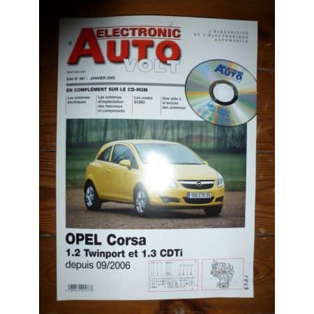 Corsa 06- Revue Technique Electronic Auto Volt Opel