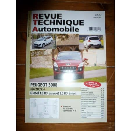 3008 09- Revue Technique Peugeot