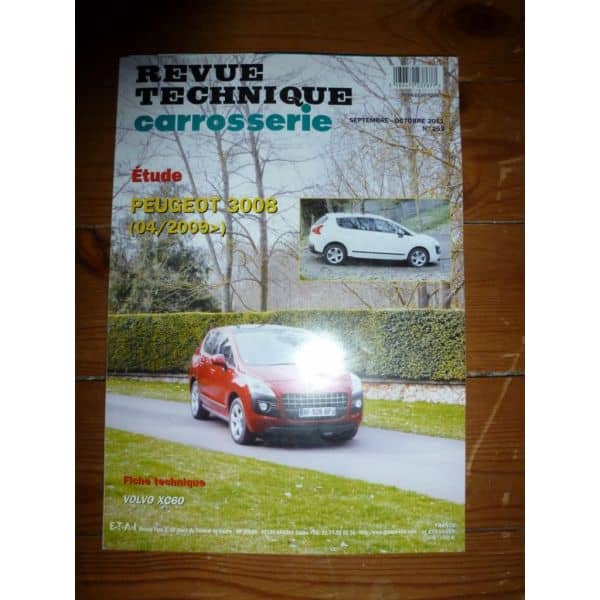 3008 09- Revue Technique Carrosserie Peugeot