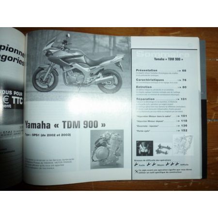 VL125 TDM900 Revue Technique moto Suzuki Yamaha