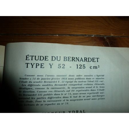 Y52 125cm3 Revue Technique moto Bernardet Ydral
